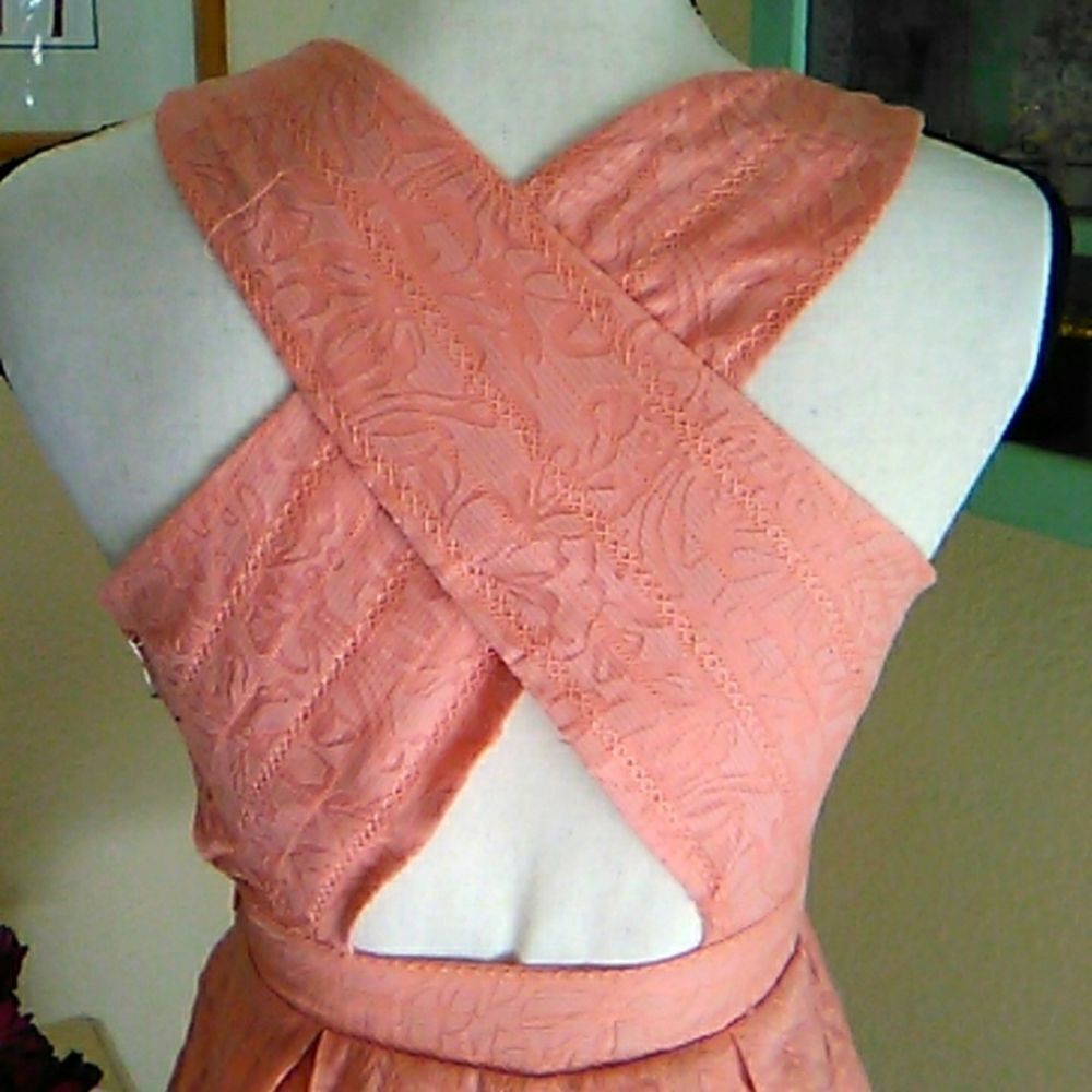 BCBG Paris Cross Strap Dress - Picture 6 of 10